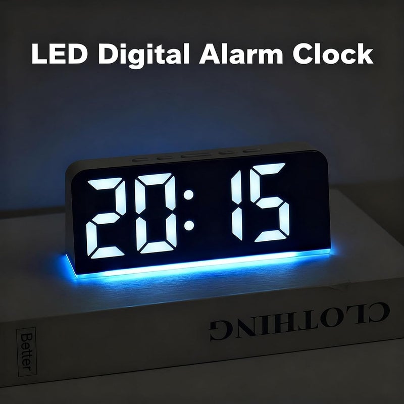 GoodTool LED Digital Alarm Clock with Ambient Light and Temperature Display - Image 5
