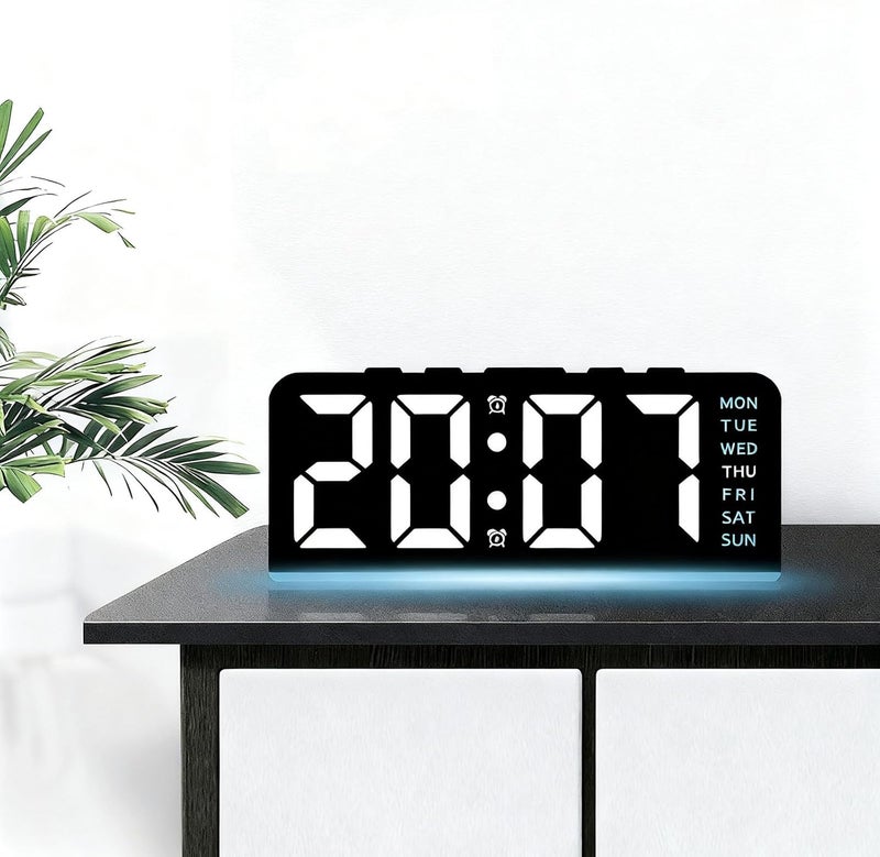 GoodTool LED Digital Alarm Clock with Ambient Light and Temperature Display - Image 2