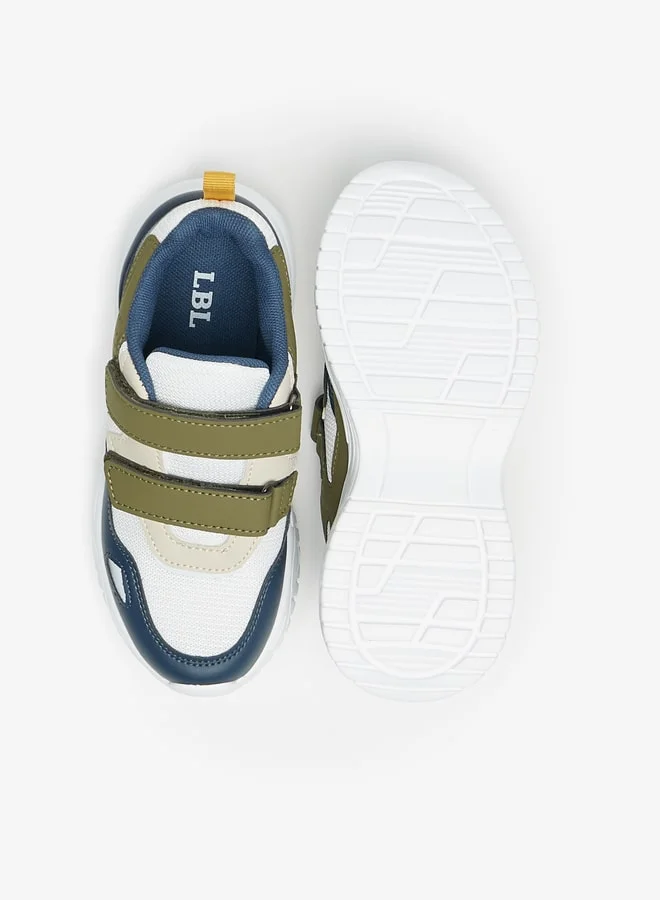 LBL by Shoexpress Boy's Paneled Sports Shoes with Hook and Loop Closure