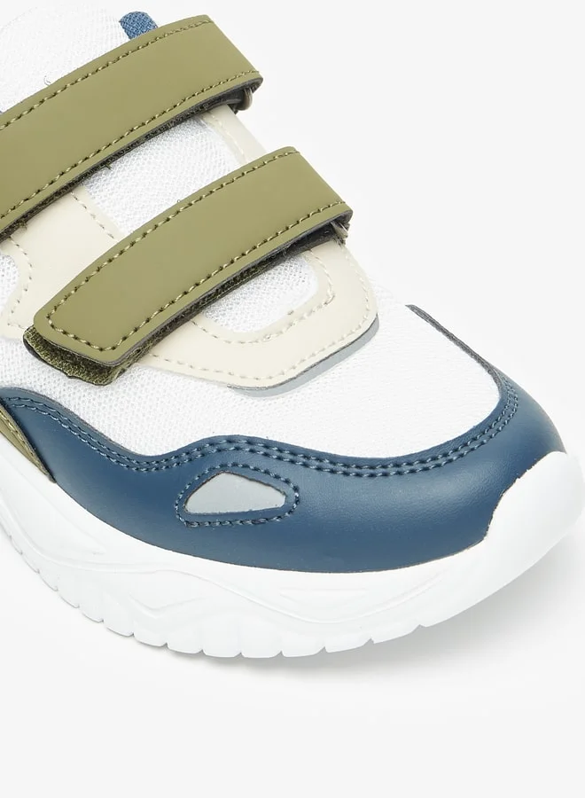 LBL by Shoexpress Boy's Paneled Sports Shoes with Hook and Loop Closure