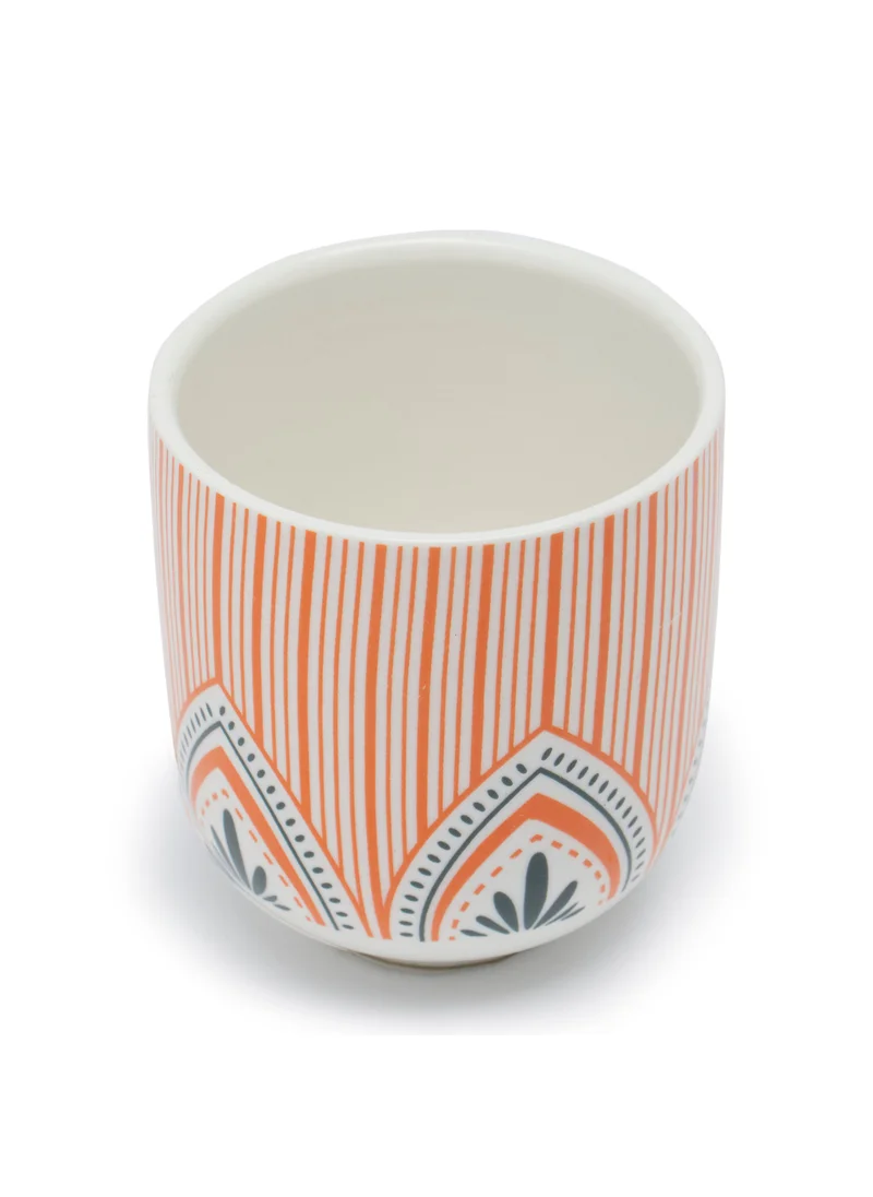 Simply Kitchen Floral Mm Reverse Kori Jhallar Ceramic Cup