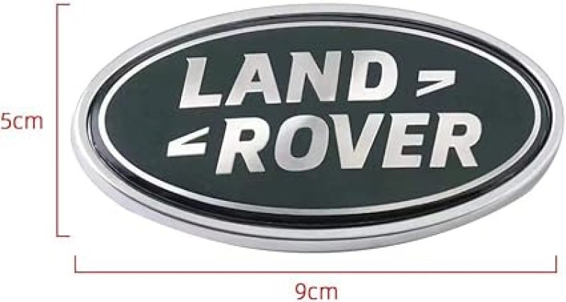 LAND ROVER Front Grille Emblem 3.54 x 1.97 Inches Raised 3D Design Tailgate Badge - UV Stable ABS Construction Vehicle Badge for Land Rover SUV - Image 2