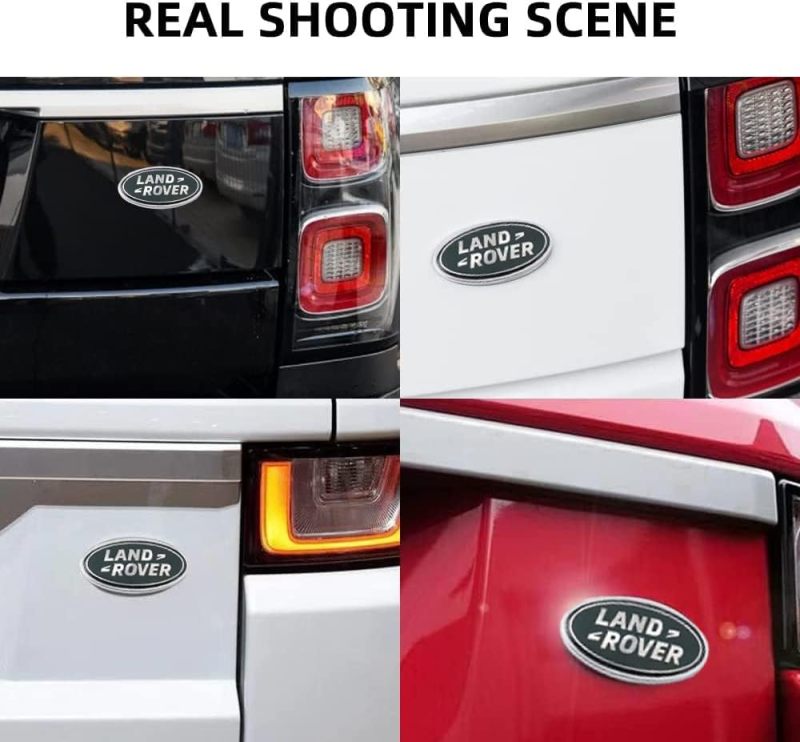 LAND ROVER Front Grille Emblem 3.54 x 1.97 Inches Raised 3D Design Tailgate Badge - UV Stable ABS Construction Vehicle Badge for Land Rover SUV - Image 3