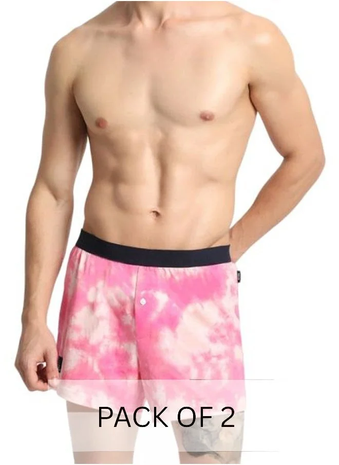ذا بير هاوس Mens Cotton Boxers Multipack Soft Breathable Underwear for Men Loose Fit Comfortable Boxer Shorts for Daily Wear