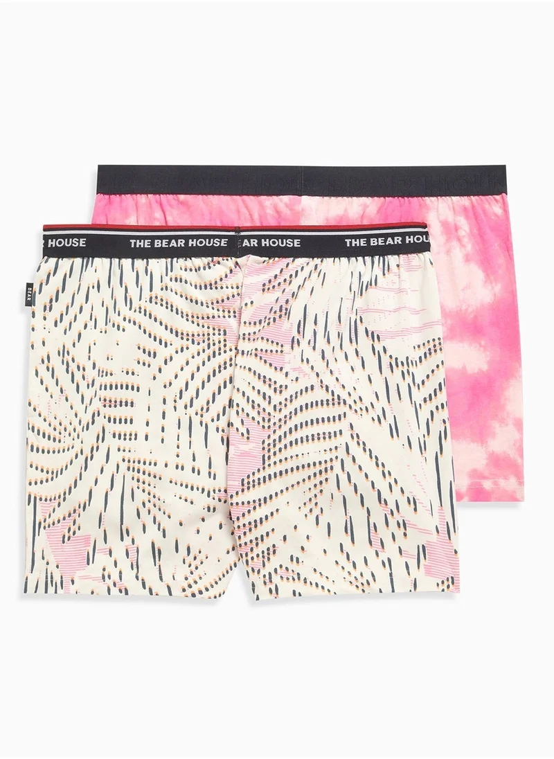THE BEAR HOUSE Mens Cotton Boxers Multipack Soft Breathable Underwear for Men Loose Fit Comfortable Boxer Shorts for Daily Wear