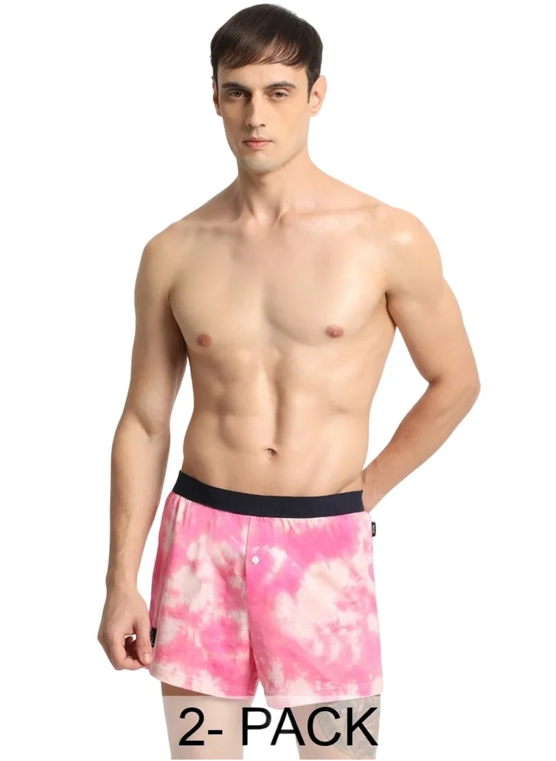 THE BEAR HOUSE THE BEAR HOUSE Men's Lightweight Multicolor Boxers | Soft, Breathable Fabric | Comfortable Fit for Everyday Wear | Stylish & Durable Design|Size-S - XL|BOX-TIBON-MC_PRNT