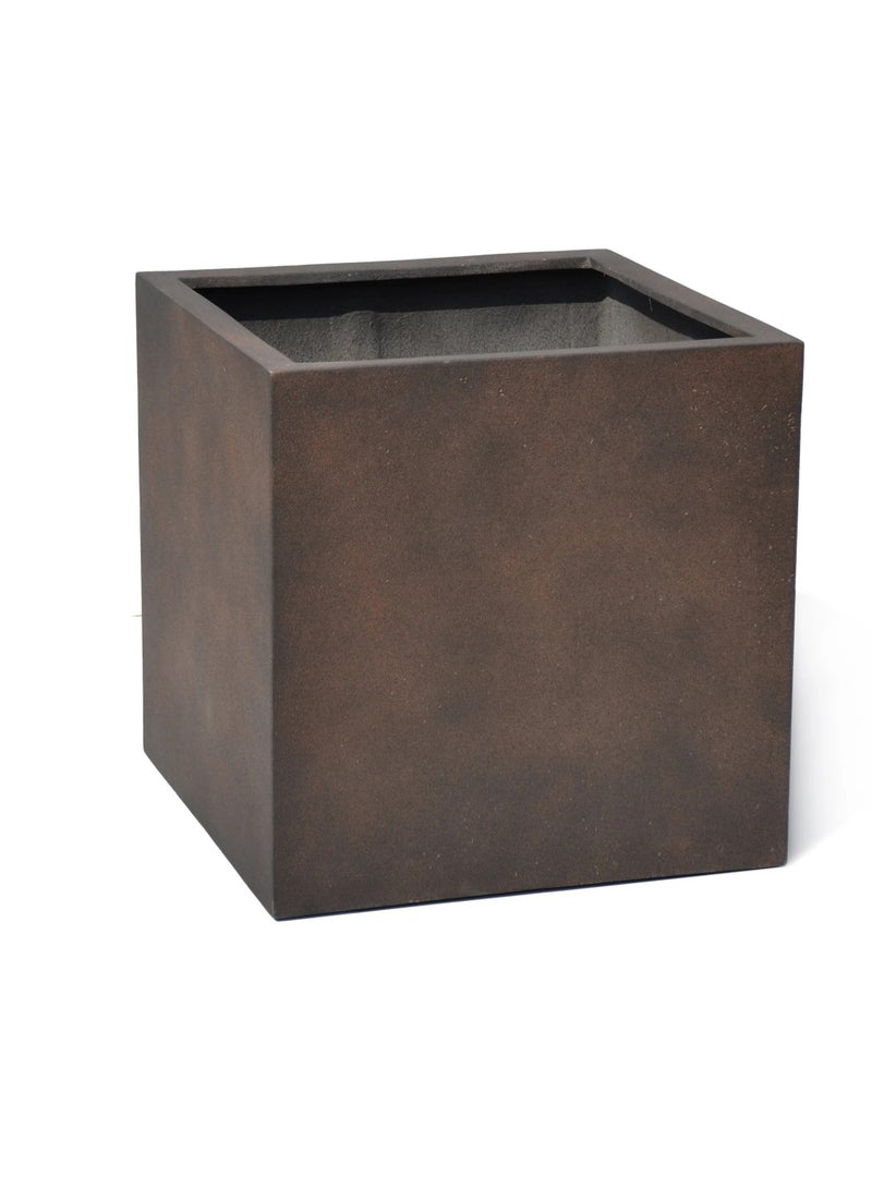 Generic Fiberglass Pot Rusty Iron Height 25cm Length 25cm 