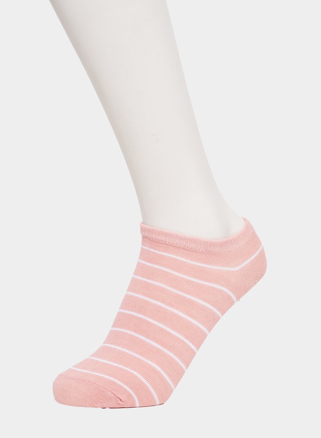 Styli Styli Set of 5 - Striped Shoe Liner Socks  - Image 2