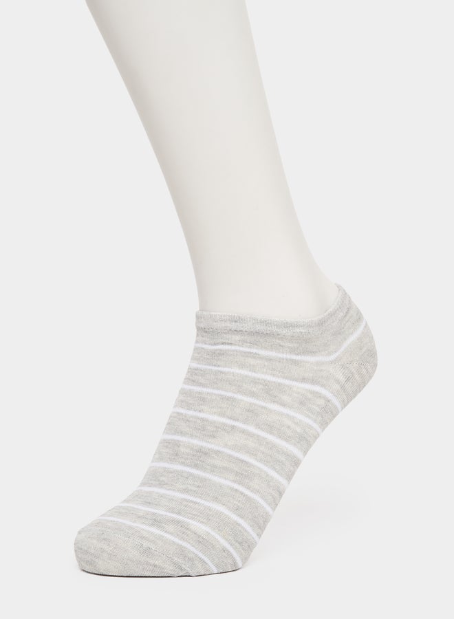 Styli Styli Set of 5 - Striped Shoe Liner Socks  - Image 4