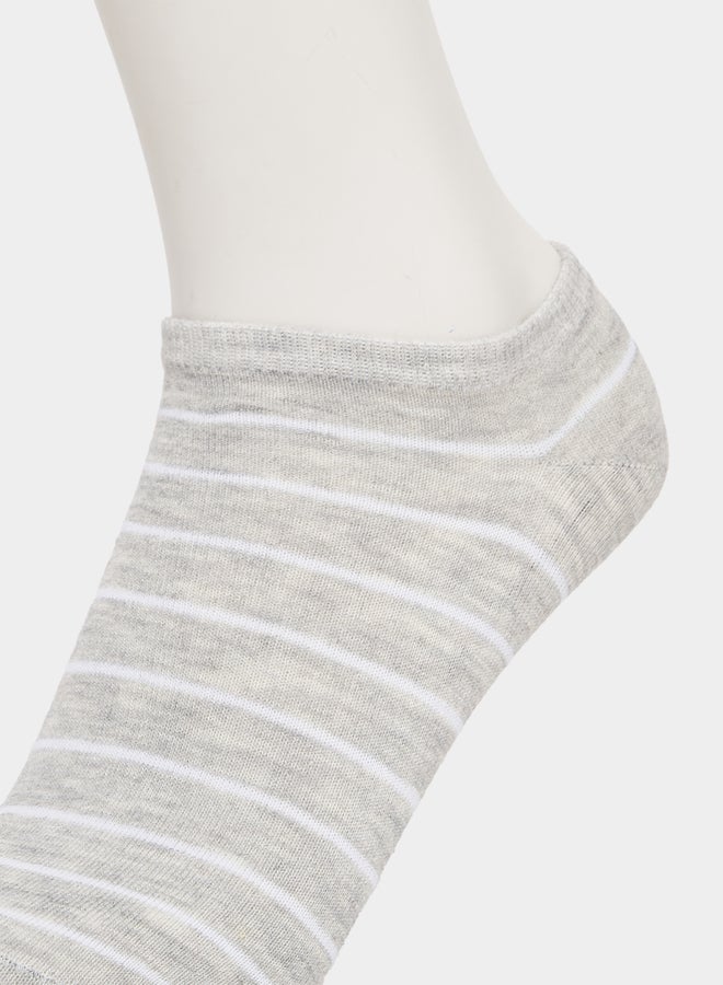 Styli Styli Set of 5 - Striped Shoe Liner Socks  - Image 5
