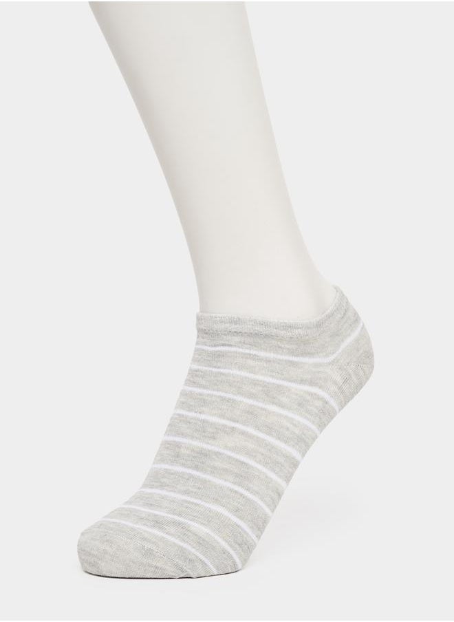 Set of 5 - Striped Shoe Liner Socks - pzsku/ZEFDD5407FD7EE0AB08AEZ/45/_/1734941338/f7f34d07-62dd-4c9a-bdfe-4ae116344c28