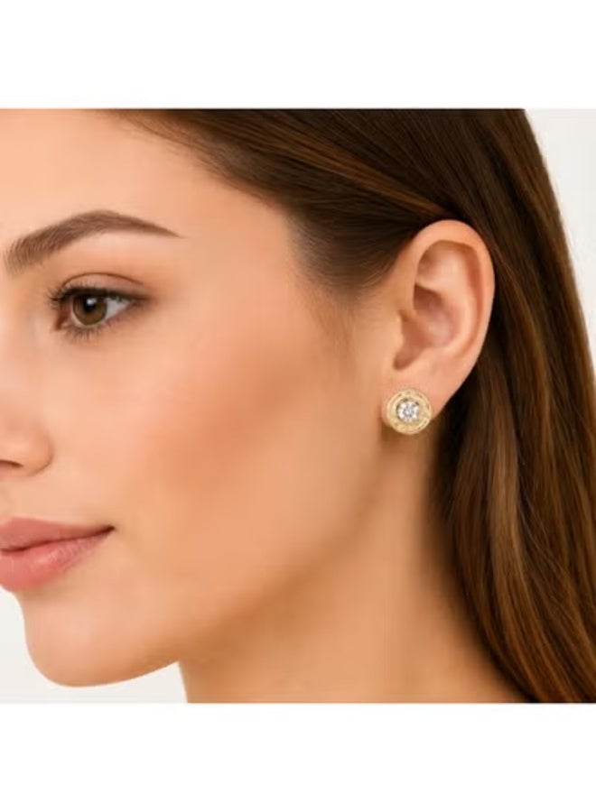 veya Women's 30-Pair Earring Set with Assorted Heart, Flower and Elegant Designs - Gold Tone - Suitable for Daily Wear and Special Occasions - Image 3