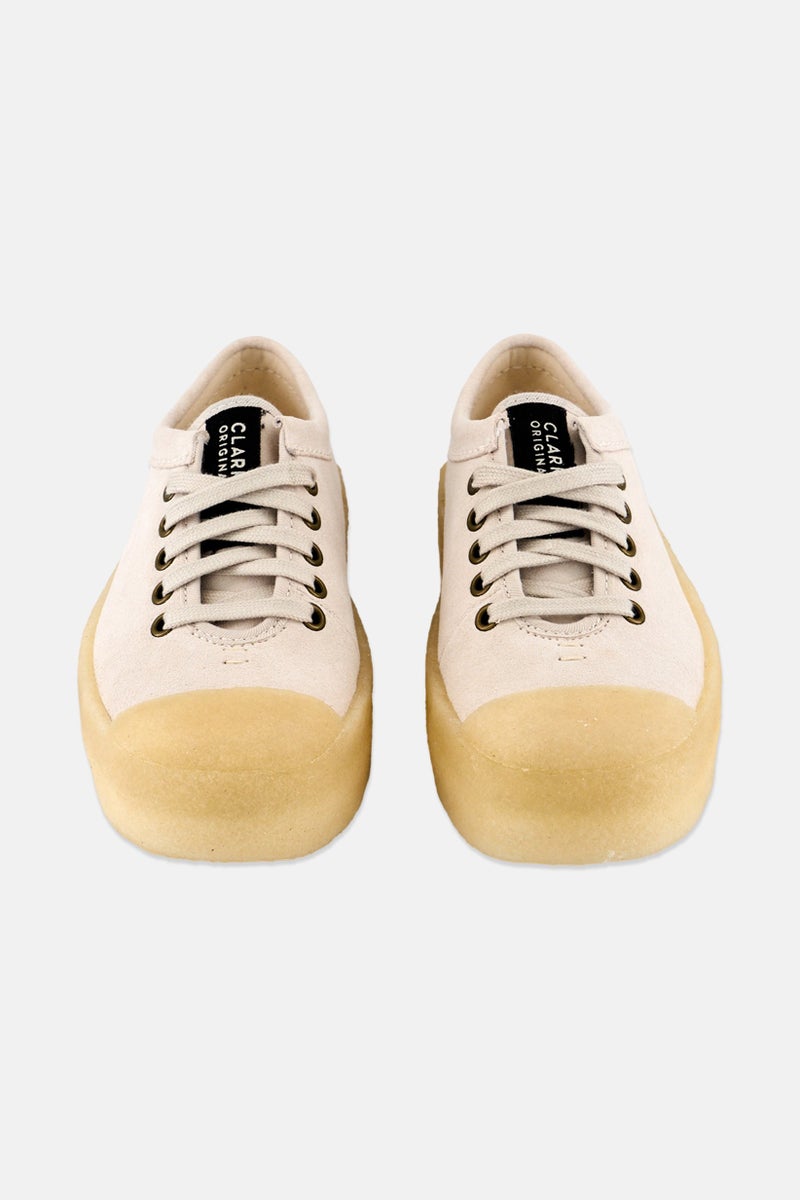 clarks Women Standard Tor Hoop Lace Up Casual Shoes, Off White  - Image 4