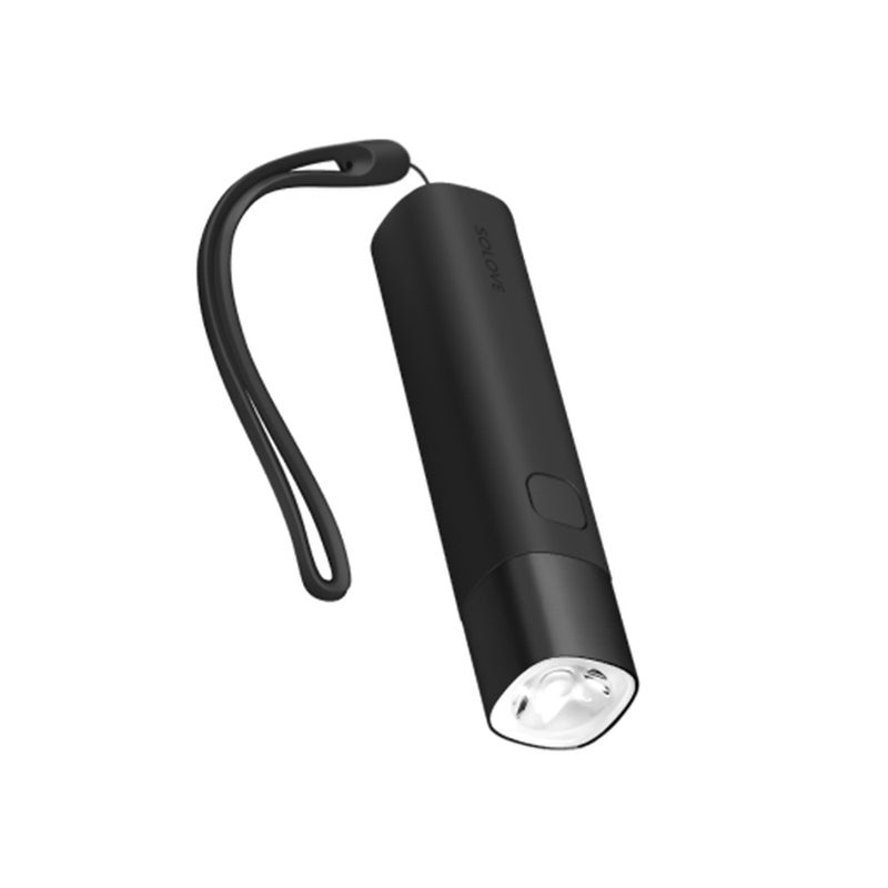 مصباح كهربائي SOLOVE X3 الجديد وبنك طاقة بسعة 3000 مل أمبير ساعة، قابل لإعادة الشحن عبر USB، مصباح يدوي LED صغير محمول وأنيق (EDC) ذو إضاءة قوية للاستخدام على الدراجة - Image 1