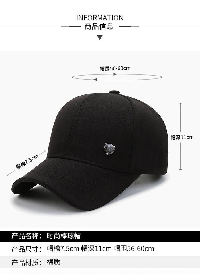 Elderly Men Cap Winter Twill Fleece Ear Protection Warm Cotton Hat - Image 3