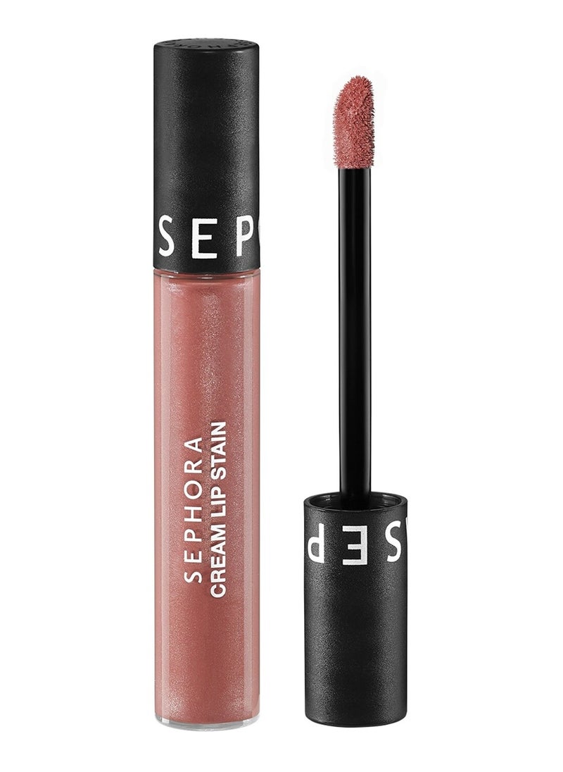 SEPHORA - SEPHORA COLLECTION Cream Lip Stain 10HR Liquid Lipstick 02 Classic Beige – Long-Lasting, Matte Brown Pink, High-Pigment & Transfer-Resistant (5ml) - Image 1