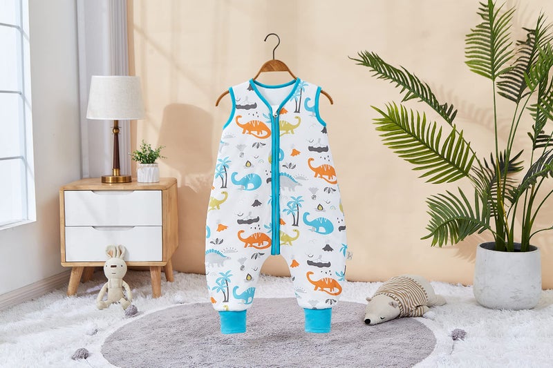 NCVI حقيبة نوم الأطفال موسيبيرز على مدار السنة حقيبة نوم شتوية 2.5 توغ 100% قطن عضوي حقيبة نوم بأحجام متنوعة بطانية نوم خريف شتاء - Image 2