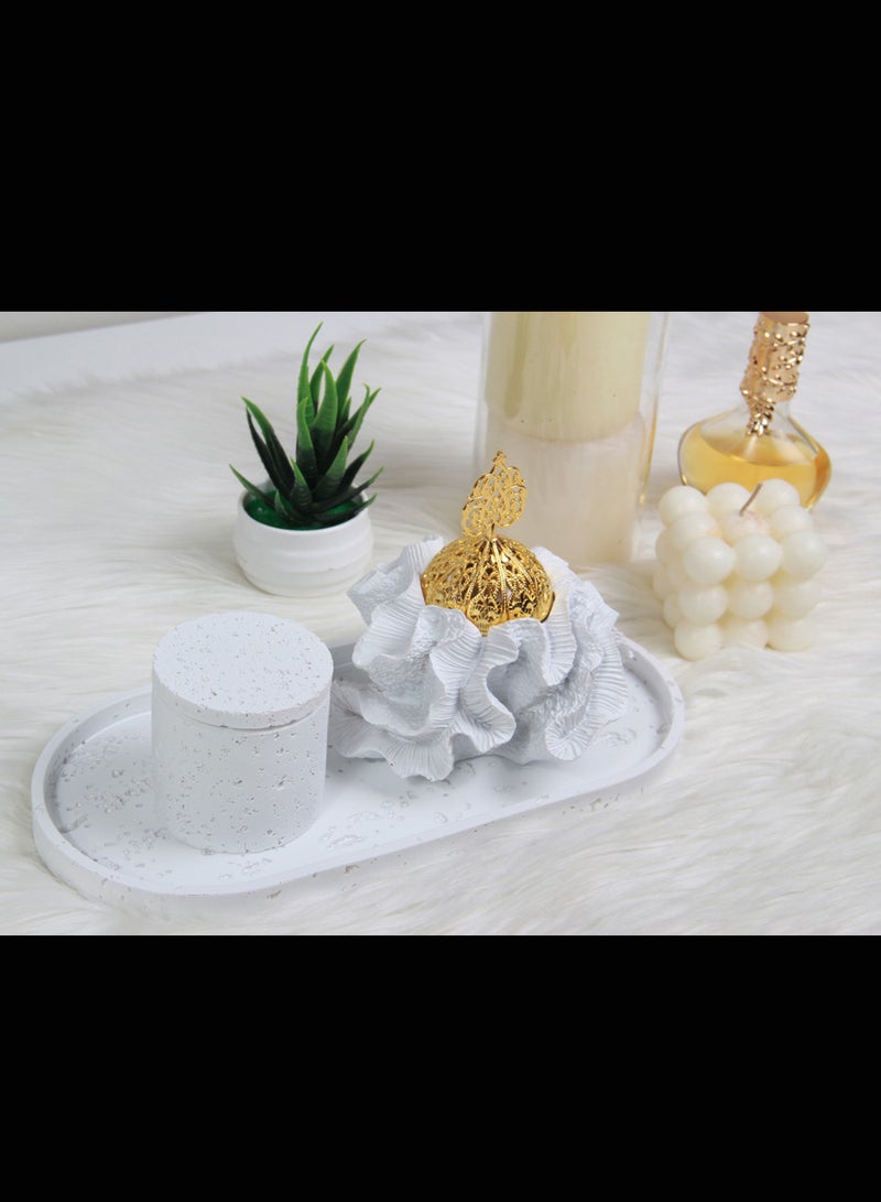 MARS Q Incense burner set with incense box and tray - Image 5