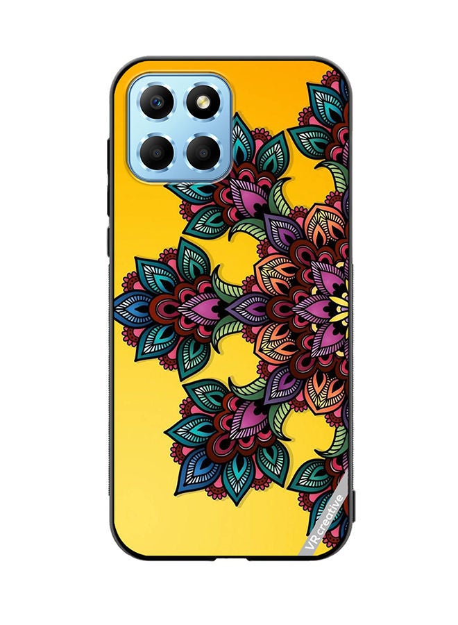 VR CREATIVE Protective Case Cover For Honor X8 5G Mandala Design Multicolour - Image 1