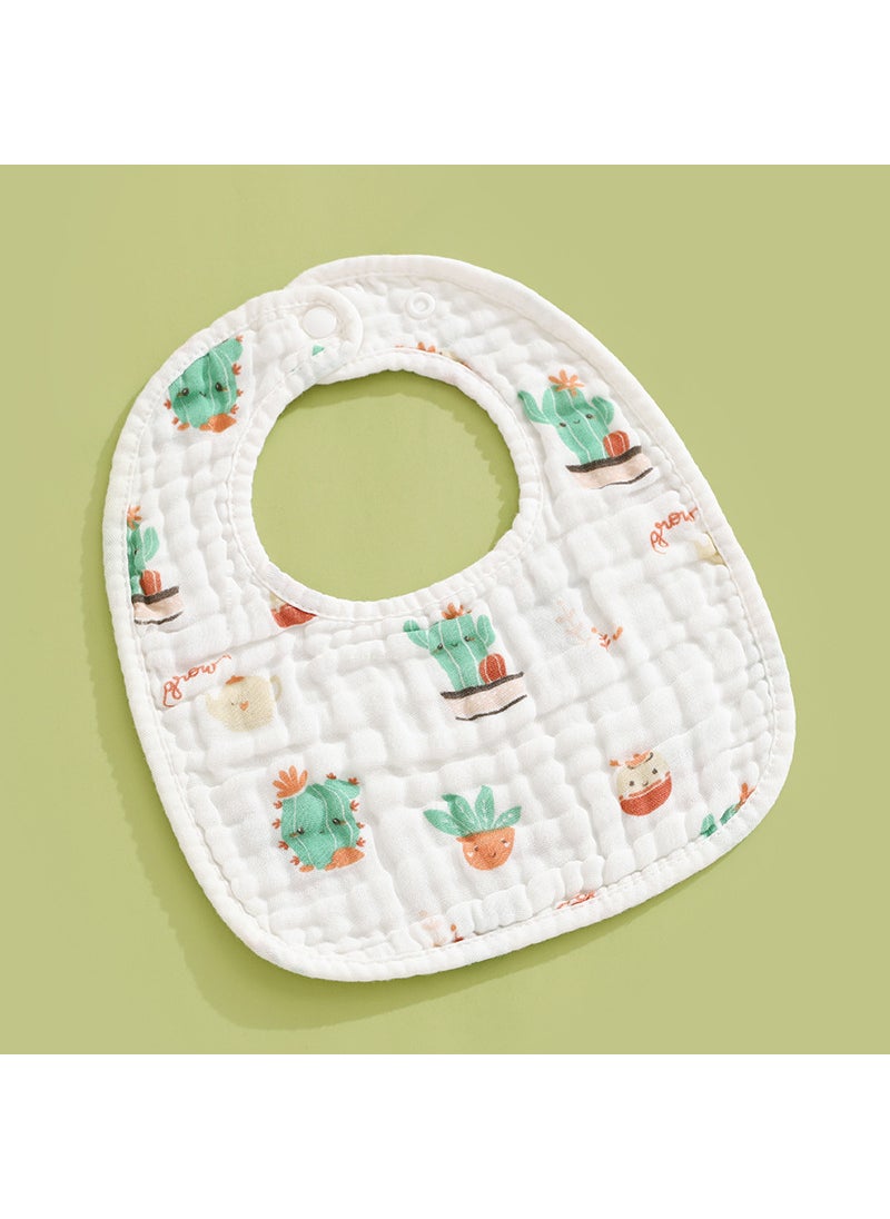 Generic Cotton Printed Baby Bibs Absorbent Thick Towel Plant Party 