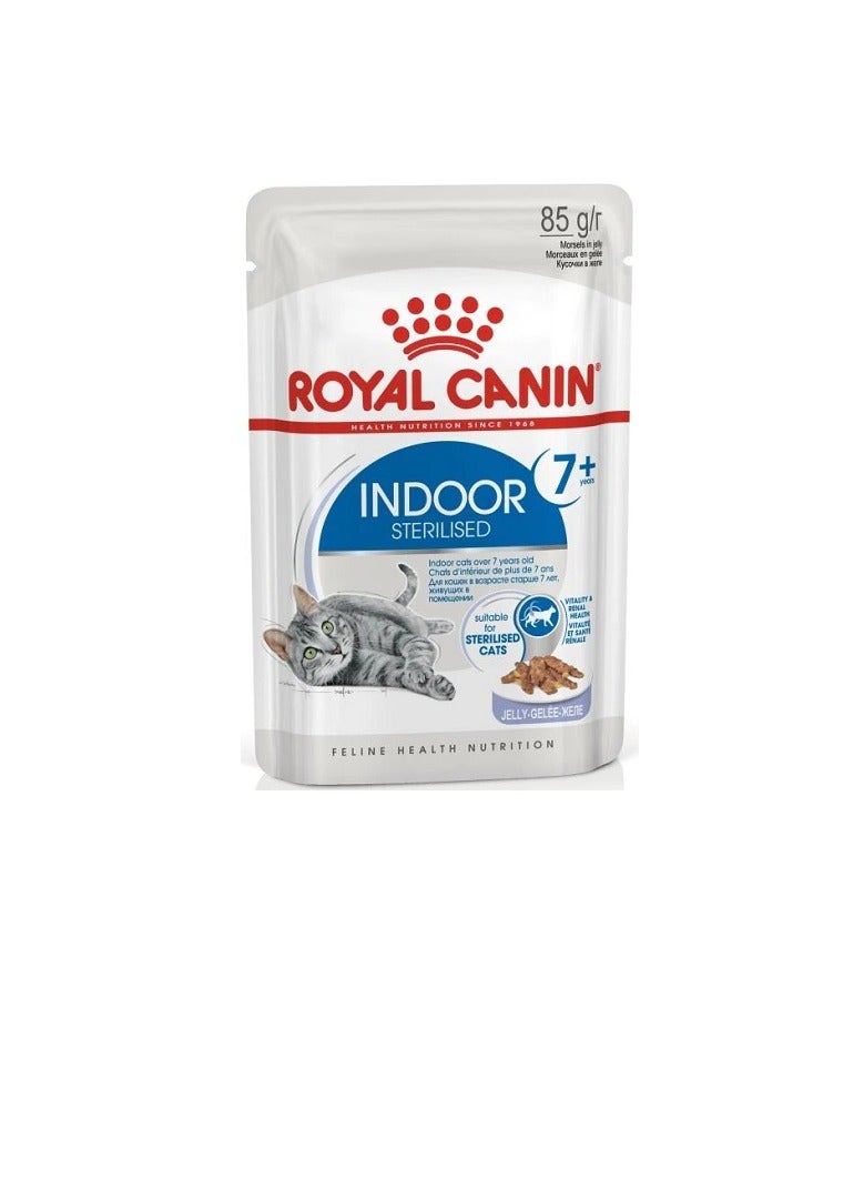 رويال كانين معقم داخلي +7 في طعام القطط بالهلام - Image 3