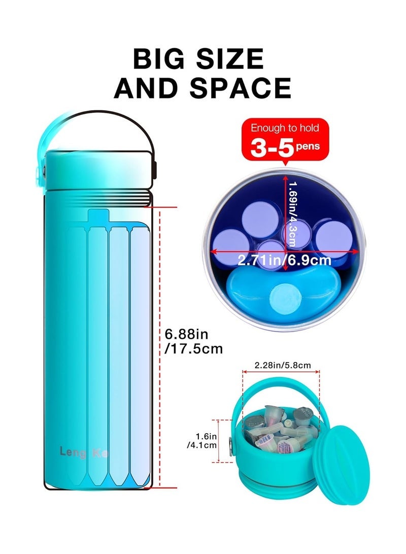 general Diabetes Insulin Pen and Supplies Travel Case with TSA Approved Ice Pack,Portable Medication Cooler Bag for Diabetic Organizing, Insulina Medication Cooler   Bottle Diabetes Storage Vial - Image 3