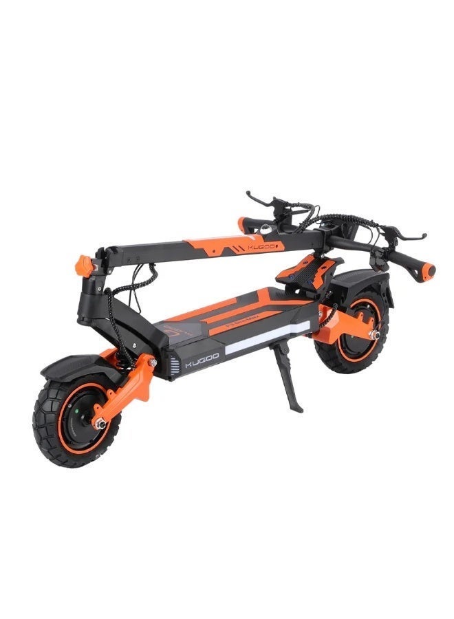 Kugoo F3 Pro Max Electric Scooter, 2×1100W Dual Motors, 70 km/h Max Speed, 75 km Long Range, 52V 23.4Ah Battery, 11″ Off-Road Tires, Front and Rear Hydraulic Disc Brakes, Dual Suspension, NFC Key Lock, GPS Tracking, Foldable Heavy-Duty Frame, Supports 120 kg, Free Helmet, Safety Vest, Phone Holder - Image 3
