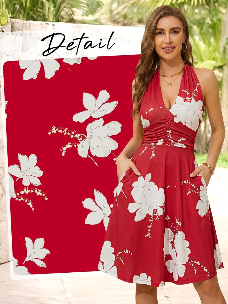 HUHOT Spring Easter Wedding Guest Dresses for Women 2026 Elegant Classy Beach Dress Womens Summer Sexy Women's Casual Country Concert Vacation Clothes Outfits Homecoming Resort Wear - Image 3