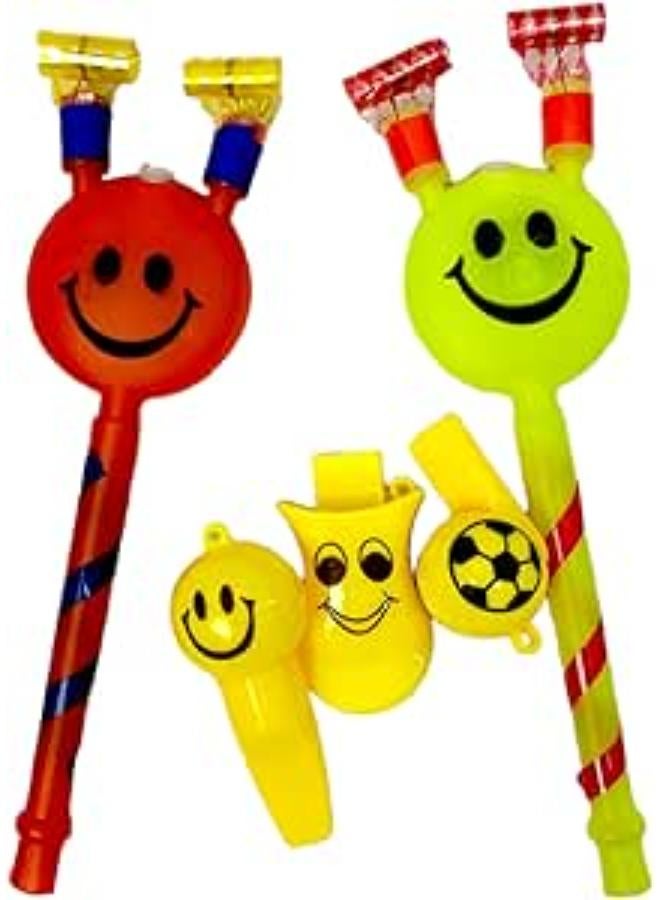 GTG TOYS Smiley Face Party Decoration Supplies, 5 Pieces - Multicolor-7