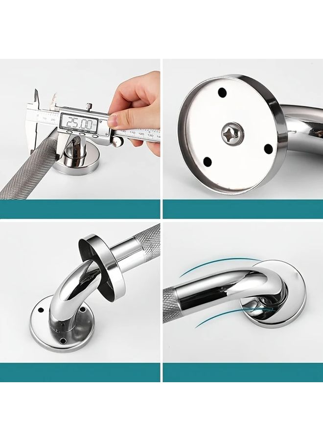 Stainless Steel Non Slip Handrail For Bathroom 23 62 Inch Strong Grip Elderly Disabled - Image 2