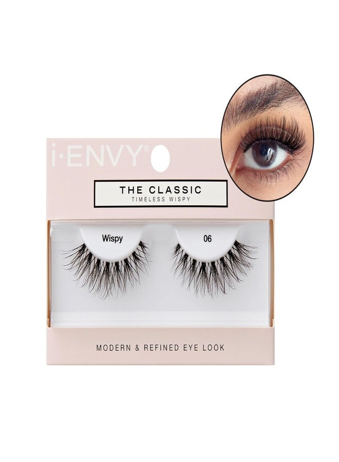 i.Envy i-ENVY The Classic - Timeless Wispy Lash Extension, Modern & Redefined Eye Look, Lightweight Undetectable Clear Band for Natural Look (06) - Image 1