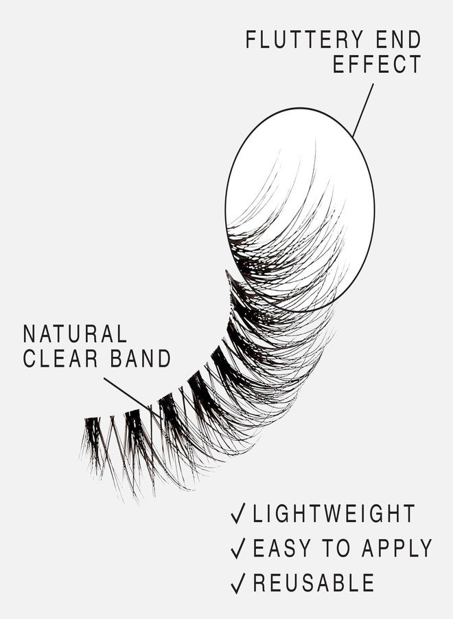 i.Envy i-ENVY The Classic - Timeless Wispy Lash Extension, Modern & Redefined Eye Look, Lightweight Undetectable Clear Band for Natural Look (06) - Image 2