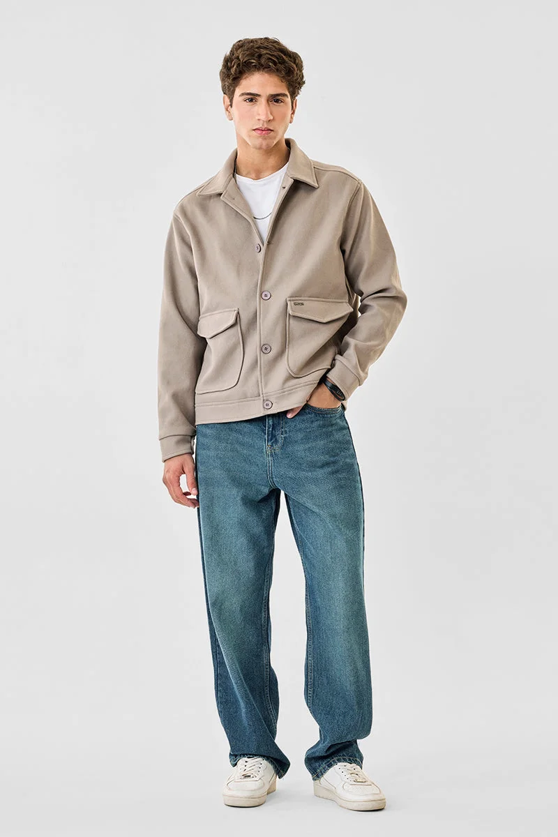 SNITCH Regular Fit Double Pocket Shacket