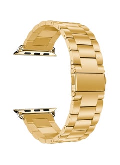 PRIMO PLUS Stainless Steel Replacement Band For Apple Watch 42/44/45/49mm Series 7/6/5/4/3/2/1 gold  - Image 2