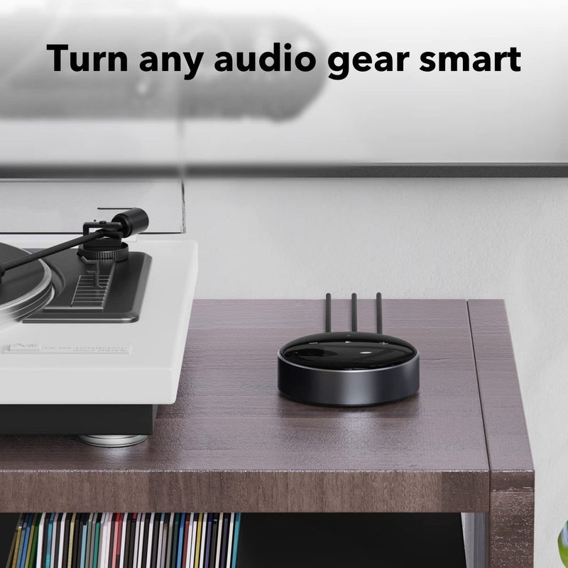 WiiM وييم ميني جهاز بث صوتي لاسلكي AirPlay 2، ستيريو متعدد الغرف، مضخم صوت، يعمل مع مساعدي الصوت أليكسا وسيري، بث صوت عالي الدقة من الموسيقى، تيدال والمزيد - Image 2
