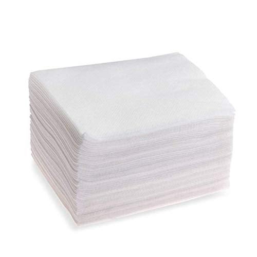 M's Solutions & Enterprises Nonwoven Disposable 12 X 12 Inches White Multipurpose Napkins for Salon, Hotel, Spa, Beauty Parlor, Kitchen, New Born Baby, Makeup Remover Pack of 200 Pieces - Image 1