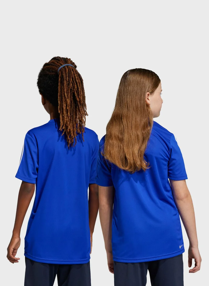 Adidas Kids Train Essential 3 Stripes T-Shirt Set