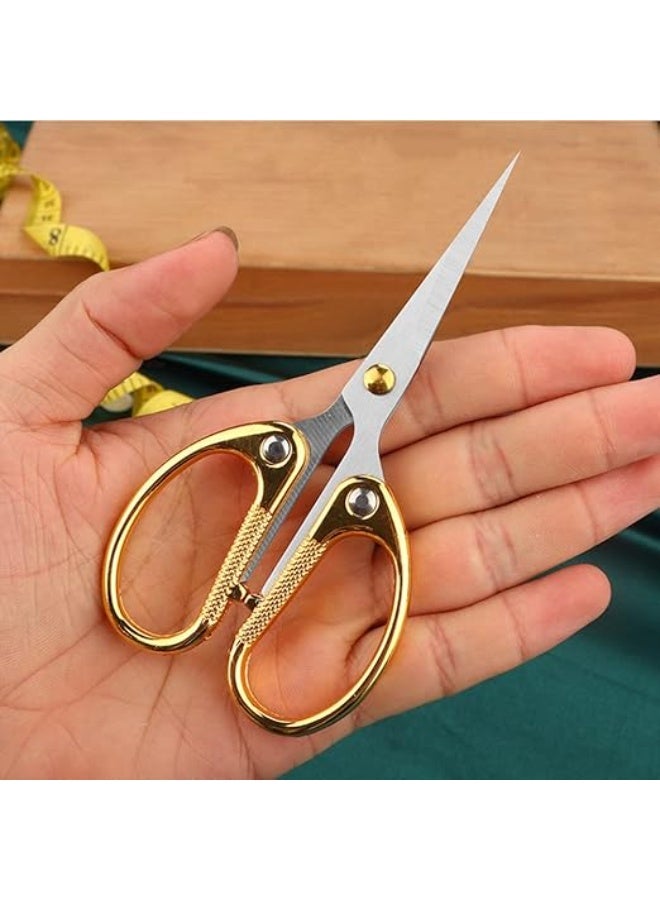 مقص حاد متعدد الأغراض من الفولاذ المقاوم للصدأ، للخياطة - قص الجلد الناعم - قص القماش - Image 1