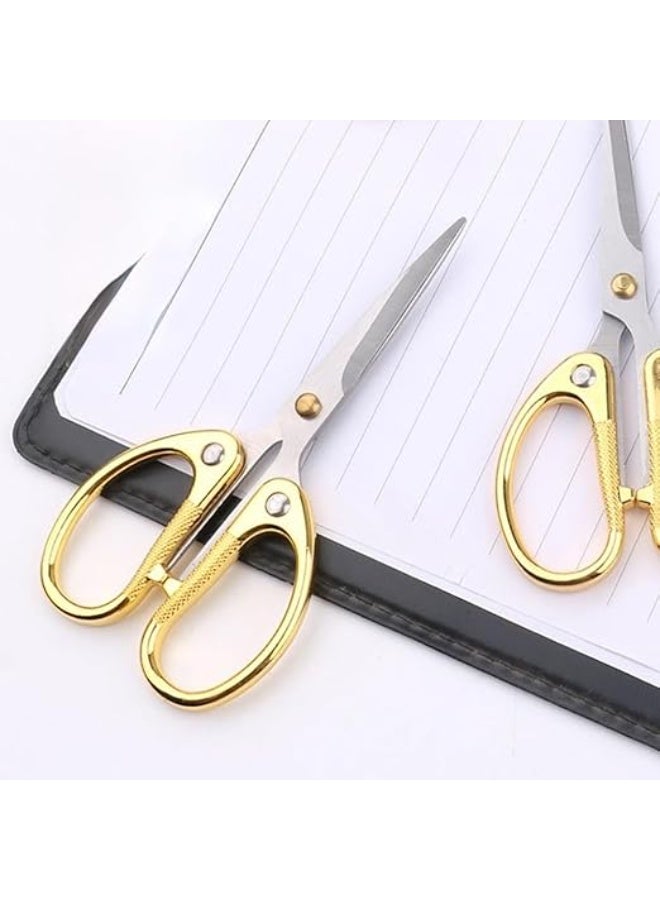 مقص حاد متعدد الأغراض من الفولاذ المقاوم للصدأ، للخياطة - قص الجلد الناعم - قص القماش - Image 3