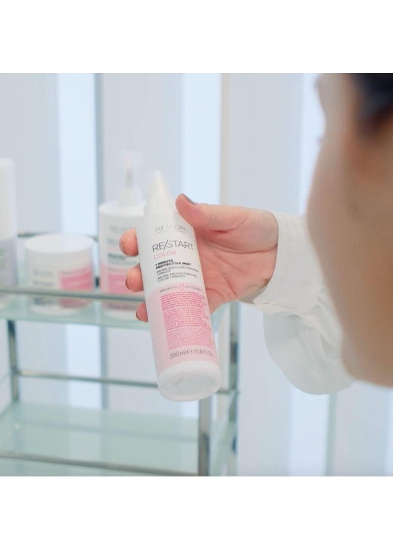 ريفلون بخاخ الشعر ريستارت 1 مينت لحماية اللون 200 مل - Image 3