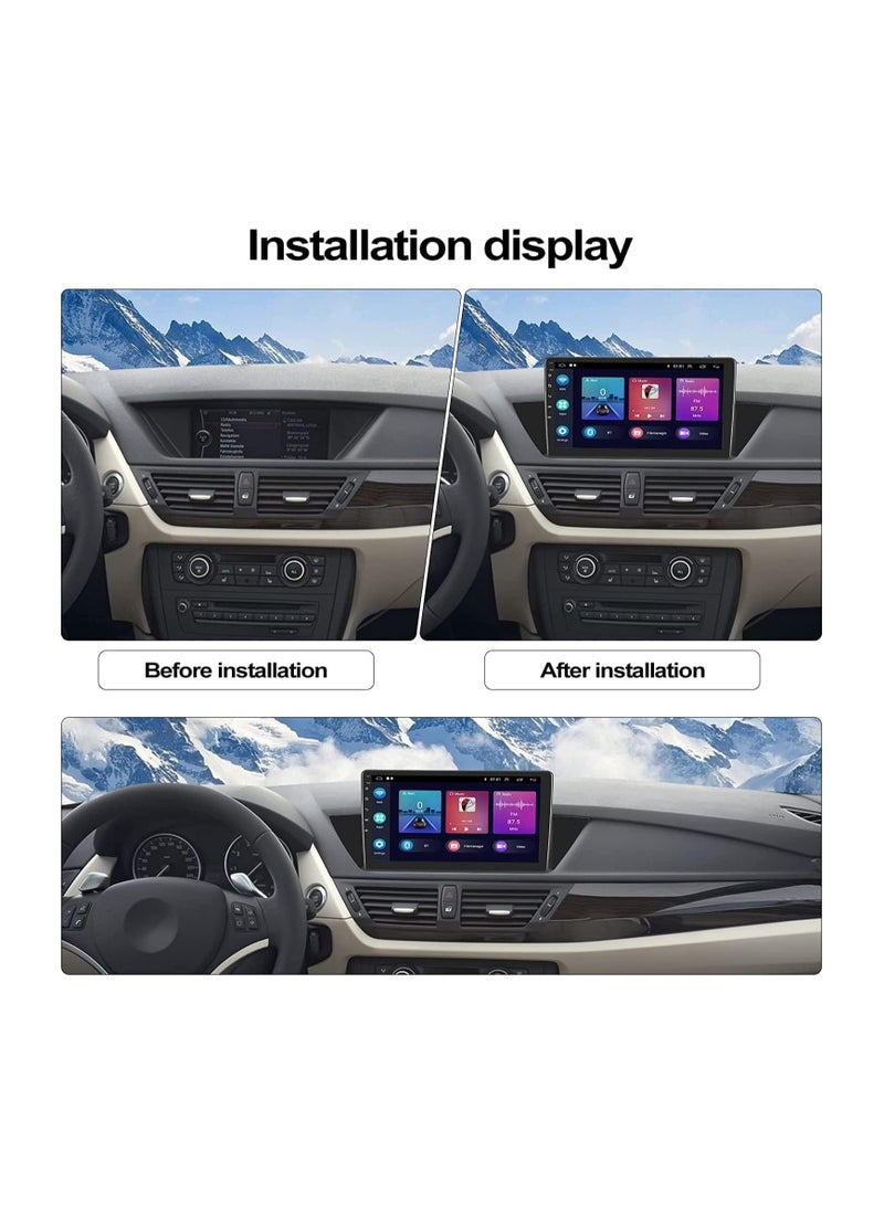 SHEZA STAR ستيريو سيارة أندرويد لبي إم دبليو X1 E84 2009 2010 2011 2012 4GB RAM 64GB ROM 9 إنش مع Apple Carplay، MirrorLink، WiFi، BT، شاشة لمس DSP IPS مع كاميرا AHD مرفقة - Image 2