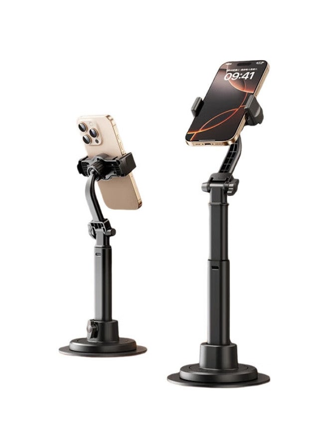 Stiger Phone Stand, Desktop Overhead Shooting Multifunctional Lazy Support, Extendable And Adjustable, 360-Degree Rotation, Online Class Selfie, Video Recording, Binge-Watching Gadget Stand - Image 3