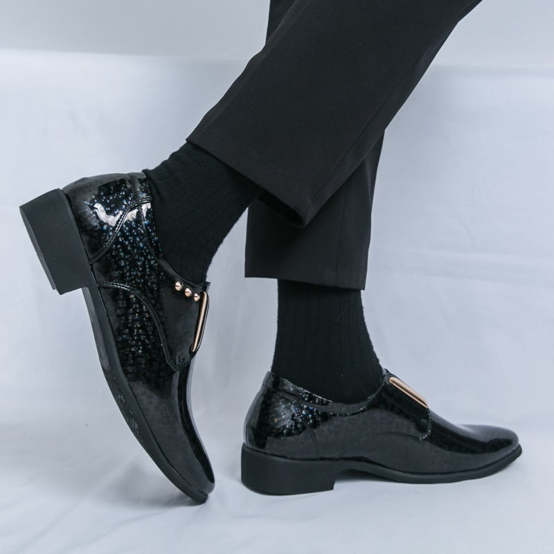 Men'S Shiny Toe-Toe Leather Shoes Formal Large Size Business Casual Shoes British Style Catwalk Fashion Men'S Shoes - Image 5