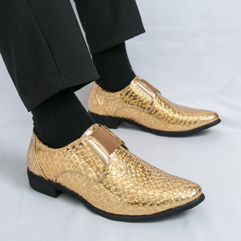 Men'S Shiny Toe-Toe Leather Shoes Formal Large Size Business Casual Shoes British Style Catwalk Fashion Men'S Shoes - Image 3