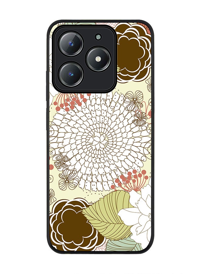 Stylizedd For Realme C63 / Realme C61 4G Case,Slim fit Camera Protection, Shockproof Thin Phone cover  - Blooming Flower - Image 1