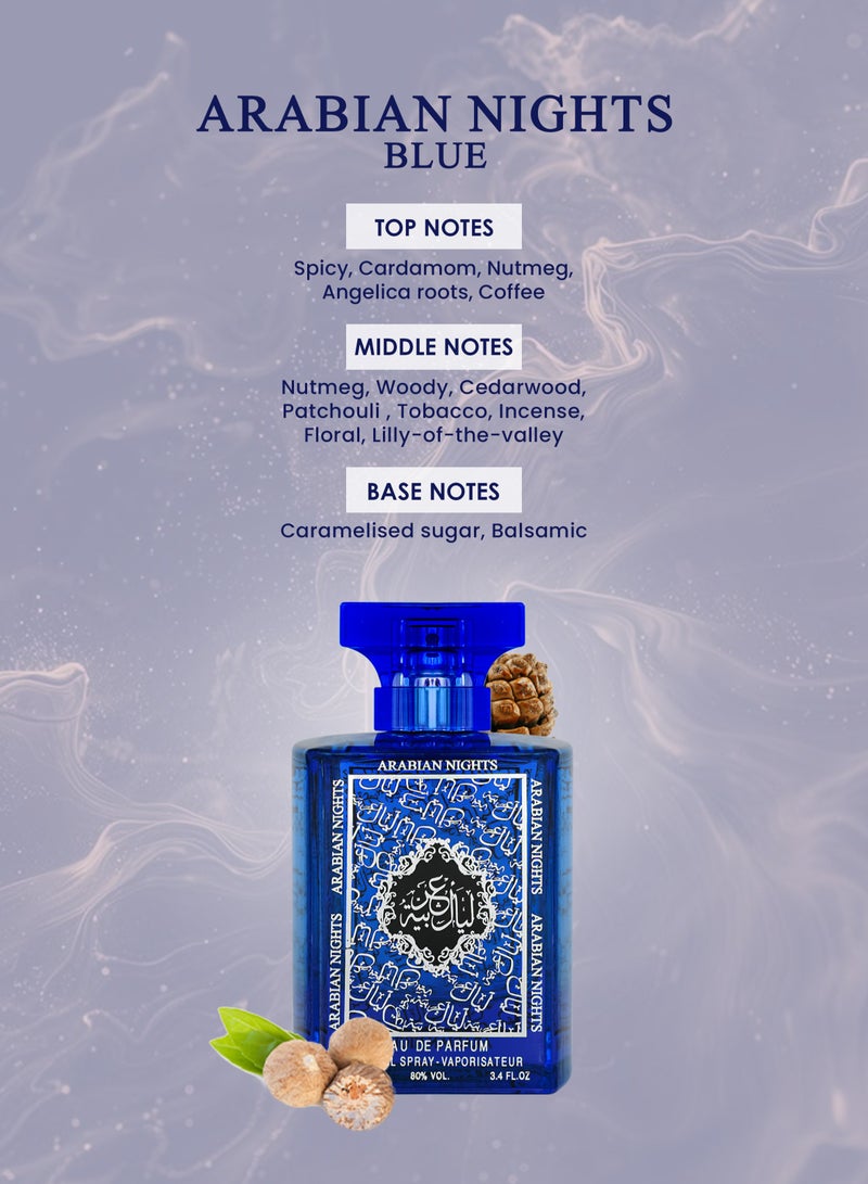 محبوب للعطور الليالي العربية الزرقاء من عطور محبوب  100 مل - Image 2