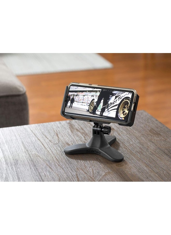 WeatherTech - WeatherTech DeskFone Two View Phone Holder, Standard Black - Image 1