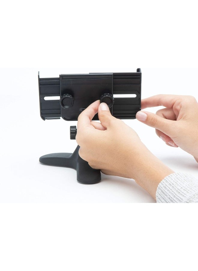 WeatherTech - WeatherTech DeskFone Two View Phone Holder, Standard Black - Image 1