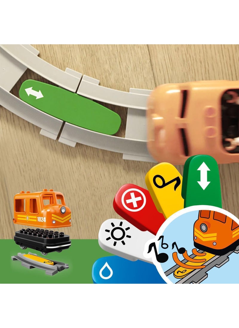 ® DUPLO® Cargo Train 10875 - Complementary Educational Toy Building Set Compatible with DUPLO Sets for Kids Ages 2 and Up (105 Pieces)