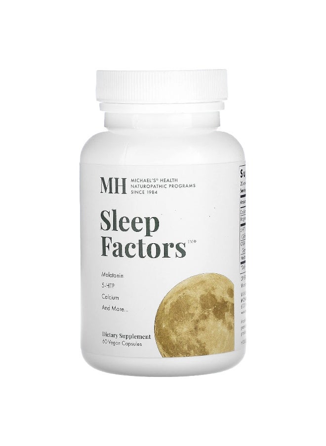 Michael's Naturopathic - Michael's Naturopathic, Sleep Factors, 60 Vegan Capsules - Image 1